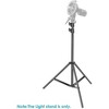 MaseiKar 3-6.6ft Photography Light Stand, Adjustable Sturdy Metal Tripod Stand with 1/4" Screw for Reflectors, Softboxes, Ring Lights, Umbrellas - 3 of 4