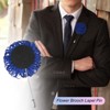 Unique Bargains Flower Lapel Pins Stick Brooch for Men Wedding Graduation 1 Pc - 4 of 4