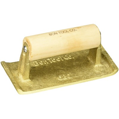Bon Tool 12-580 Edger - Bronze 6-inch X 2 3/4-inch - 1/4-inch Radius X 5/8-inch Lip Wood Handle