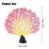 Unique Bargains Soft Silicone Glowing Aquarium Simulation Coral Rose Red - 4 of 4