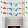 Big Dot of Happiness Roar Dinosaur - Dino Mite Trex Baby Shower or Birthday Party DIY Decorations - Clothespin Garland Banner - 44 Pieces - 3 of 4