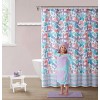 Kate Aurora Montauk Accents Complete 5 Piece Juvi Butterfly Themed Fabric Shower Curtain Bathroom Set - 2 of 4