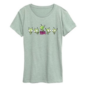 Women's - Invader Zim - Dancing Gir Short Sleeve Graphic T-Shirt - 1 of 3