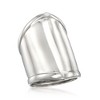 Ross-Simons Sterling Silver Wide Polished Ring - 4 of 4