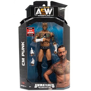 Chase 1 of 5000 CM Punk  AEW Unmatched Series 4 Action Figure - 1 of 3