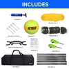 GSE Outdoor Professional Volleyball Net Set with Volleyball, Aluminum Poles, Winch System, Pump, and Carrying Bag(Professional) - 3 of 4