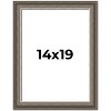 PosterPalooza | Weathered Black Picture Frame - UV Acrylic, Foam Board Backing, Hanging Hardware - 2 of 4