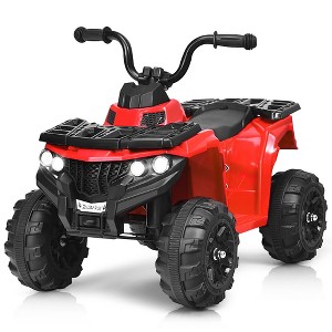 Costway Kids Ride On ATV Quad 4 Wheeler Electric Toy Car 6V Battery Power Led Lights - 1 of 4