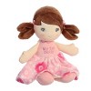 ebba Medium First Doll Brunette Dolls Elegant Baby Stuffed Doll Pink 12" - image 2 of 4