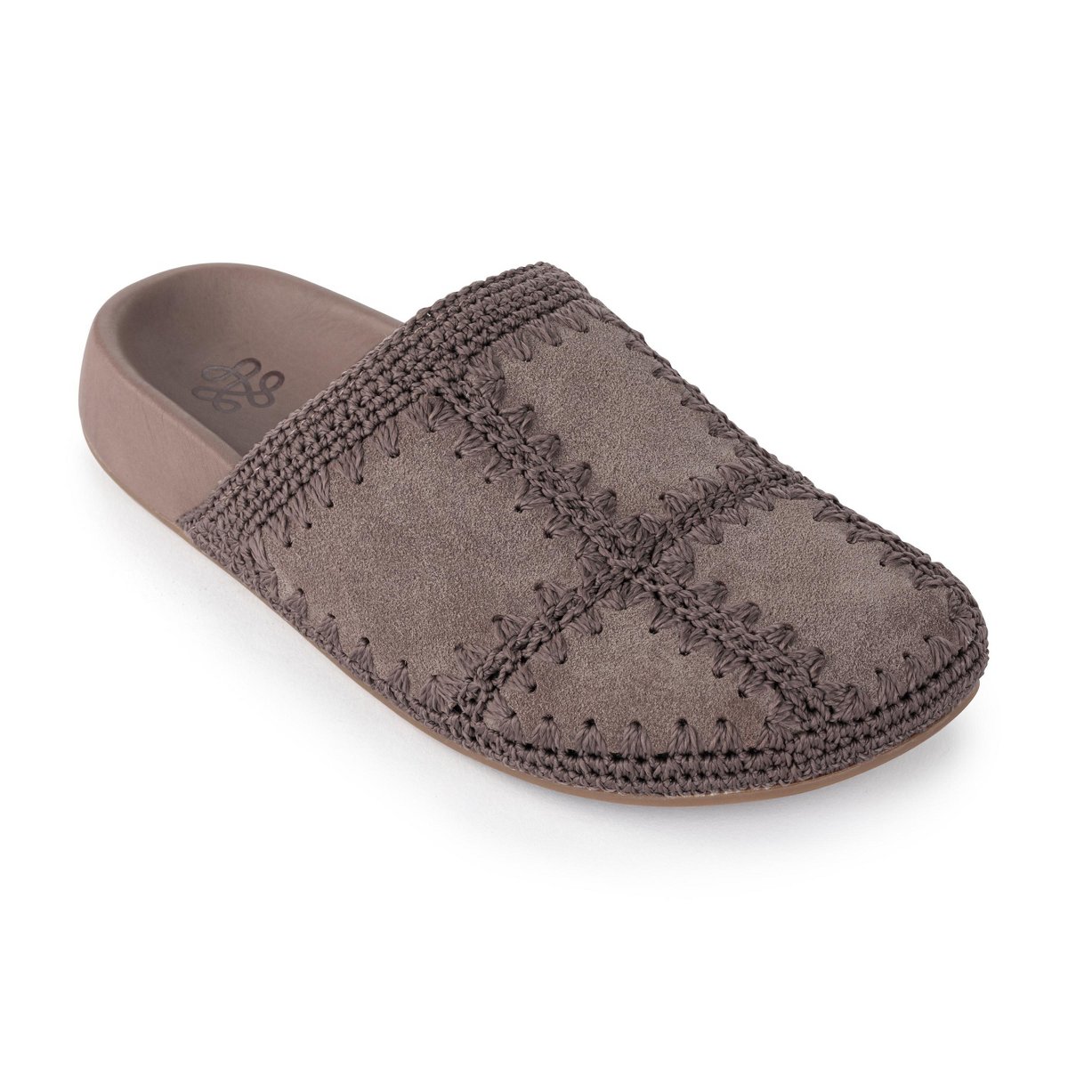 Женские сабо The Sak Women's Bolinas Leather Clog, Mushroom Suede Patch, Size 8 — фото 2