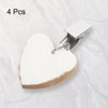 Unique Bargains Heart Shape Marble Tablecloth Weights with Metal Clip 4 Pcs - 3 of 4