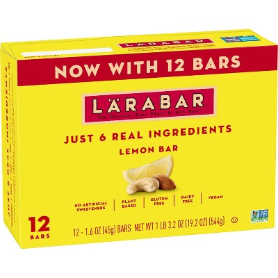 Larabar Lemon Bar Protein Bar - 19.2oz/12ct