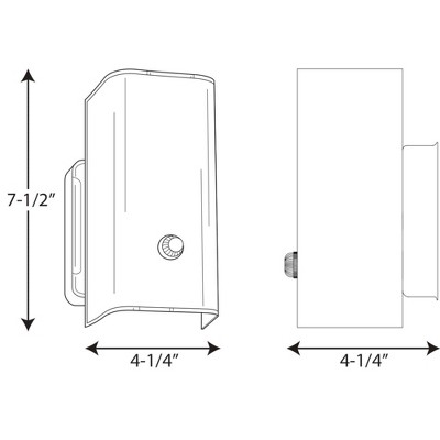 White Glass Dimmable One-Light Wall Sconce