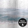 Americanflat 71" x 74" Shower Curtain, Warm Waves by PI Creative Art - 3 of 4