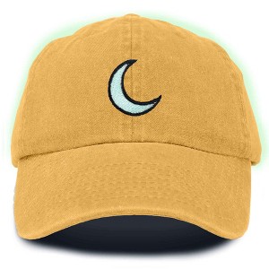 Dalix Moon Embroidered Crescent Astronomy Night Cotton Dad Hat Baseball Cap Adjustable Womens - 1 of 4