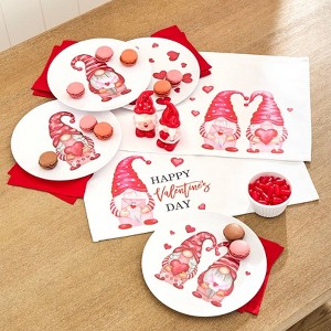 The Lakeside Collection Valentine's Day Whimsical Gnome Printed Tabletop Collection - Set of 2 Salt and Pepper Shakers - 1 of 3