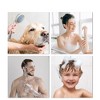 Unique Bargains Shower Silicone 2 in 1 Body Scrubber 1 Pc - 2 of 4