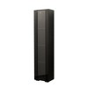 4-tier Tall Storage Cabinet Freestanding Narrow Slim Side Cabinet With Aluminum Strip Lamp for Living Room Bedroom - 3 of 4