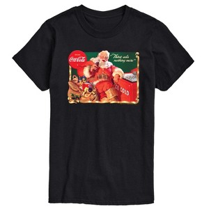 Men's - Coca Cola - Vintage Santa With Coca Cola Ice Cooler Short Sleeve Graphic T-Shirt - 1 of 4