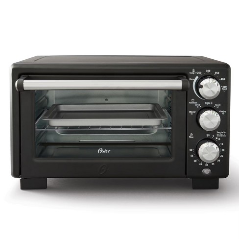 Oster 5 in 1 Function 4 Slice Countertop Convection Oven In Matte Black Target