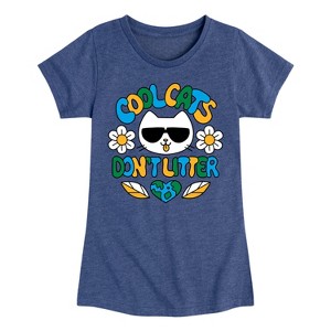 Girls' - Instant Message - Earth Day Fitted Short Sleeve Graphic T-Shirt - 1 of 4