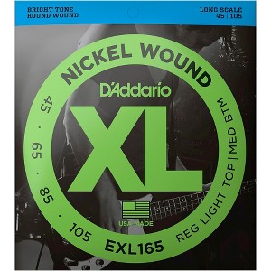 D'Addario EXL165 XL Nickel Round Wound Soft/Regular Bass Strings - 1 of 4