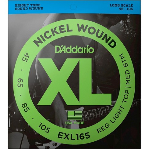 D'Addario EXL165 XL Nickel Round Wound Soft/Regular Bass Strings - image 1 of 4