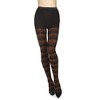 Memoi Women's Zig Zag Band Cotton Blend Warm Sweater Tights - 2 of 4