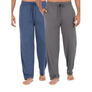 Fruit of the Loom Men's Beyondsoft Feed Stripe Pajama Pant 2-Pack - 1 of 4