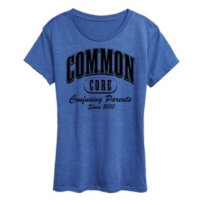 Women's - Instant Message - Common Core Confusing Parents Short Sleeve Graphic T-Shirt - 1 of 4