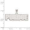 Black Bow Jewelry 14k White Gold Purdue Boilermakers NCAA Small Pendant - 2 of 3