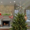 14.5" Prelit Snowflake Tree Topper Dual Color Lights - National Tree Company - 2 of 4