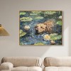 Art Remedy Monet Water Lilies Dog Rustic Chic Farmhouse Wall Art Framed - 2 of 4