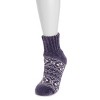 MUK LUKS Women's Chenille Cabin Socks - 2 of 3