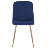 Akoasm Morden Fabric Dinning Chairs With Studry Legs-Blue - 4 of 4
