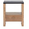 Side Table Black 19.9"H – Modern Rectangular Wood Veneer Table With Drawer & Shelf By Zuo Modern - 3 of 4