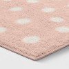 Polka Dot Kids' Bath Rug Pink - Pillowfort™