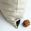 Slickblue Decorative Linen Throw Pillow - Stylish Patchwork Floor Cushion, 19.7"x19.7", 8 Design Options - 4 of 4