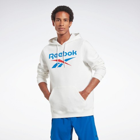 Vergelijken Hover Transformator Reebok Identity Fleece Stacked Logo Pullover Hoodie Mens Xl White : Target