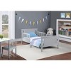 PAGED Toddler Bed Wooden Baby Bed Frame with Reversible Panel and 4 Side Guardrails for Bedroom - 2 of 4