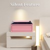 UNISOAR Biometric Fingerprint Jewelry Safe for Home , Leather Wrapped  Safe , Slide-Away Drawer, Digital Keypad & Fingerprint Lock - 4 of 4