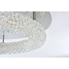 Elegant Lighting Bowen 1 - Light Flush Mount in  Chrome - 4 of 4