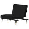 vidaXL Lounger Settee Lounge Sleeper Sofa Chair Bed Living Room Seating Velvet - 2 of 4