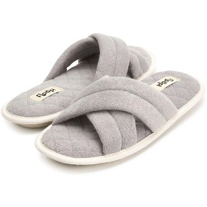Floopi Women's Brooke Criss Cross Open Toe Slipper - 1 of 4