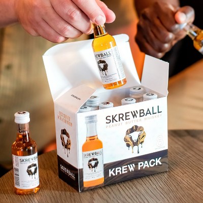 Skrewball Peanut Butter Whiskey Krewpack - 8pk/50ml Bottles