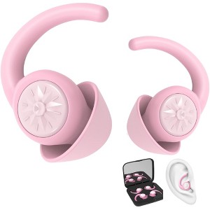 Maison Products Ear Plugs for Sleeping Noise Cancelling 2 Pairs Noise Reduction Earplugs for Sleep Soft Silicone Hearing Protection Earplugs - 1 of 4