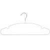 DEILSY Rubber Coated Metal Hangers – Non-Slip 20 Pack (White) - 2 of 4