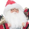 Season's Designs 18" Red And Green Santa With Gift Bag An - 2 of 4