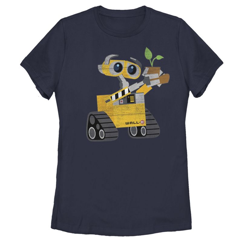Women's Wall-E Earth Day The Plant in the Boot T-Shirt, 1 of 5