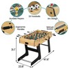 Folding Foosball Table for Home, Game Room, Football/Soccer Game Table for Adults, Arcade Soccer Table Game - 4 of 4